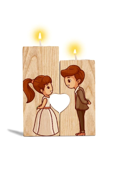 Candle Holder With Heart — print-on-demand product photo