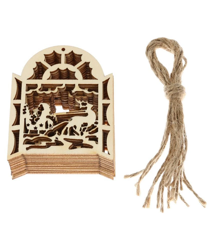 Wood Ornament Cutout — print-on-demand product photo