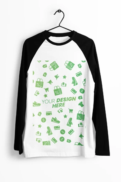 Long Sleeve Raglan — print-on-demand product photo