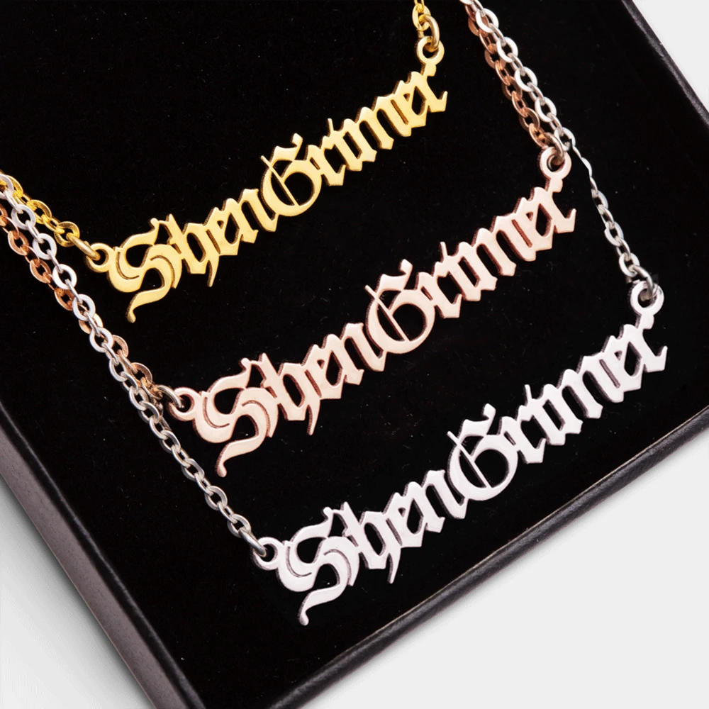 Custom Name Necklace — print-on-demand product photo