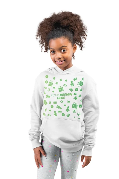 Youth Hoodie 2D — print-on-demand product photo