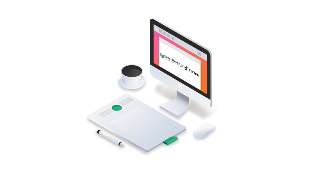 TikTok Shop integration preview showing product catalog and order management